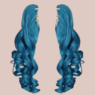 HOCA Modern Curled Wig With Detachable Pony Tails