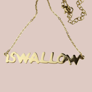 I Swallow Necklace