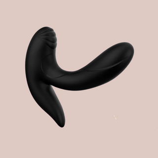 Another angle of the ergonimically designed Inflatable Anal Plug