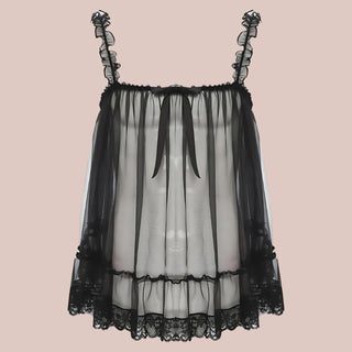 Sheer Babydoll Style Top