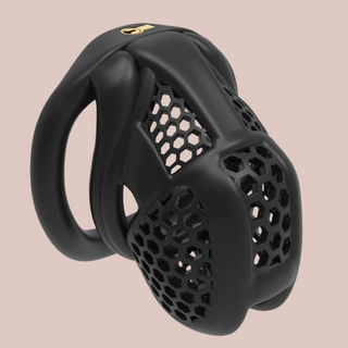 The Beehive Small in black shown fully assembled with integral micro lock.