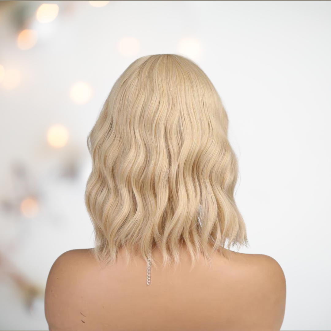 blonde hair back view png