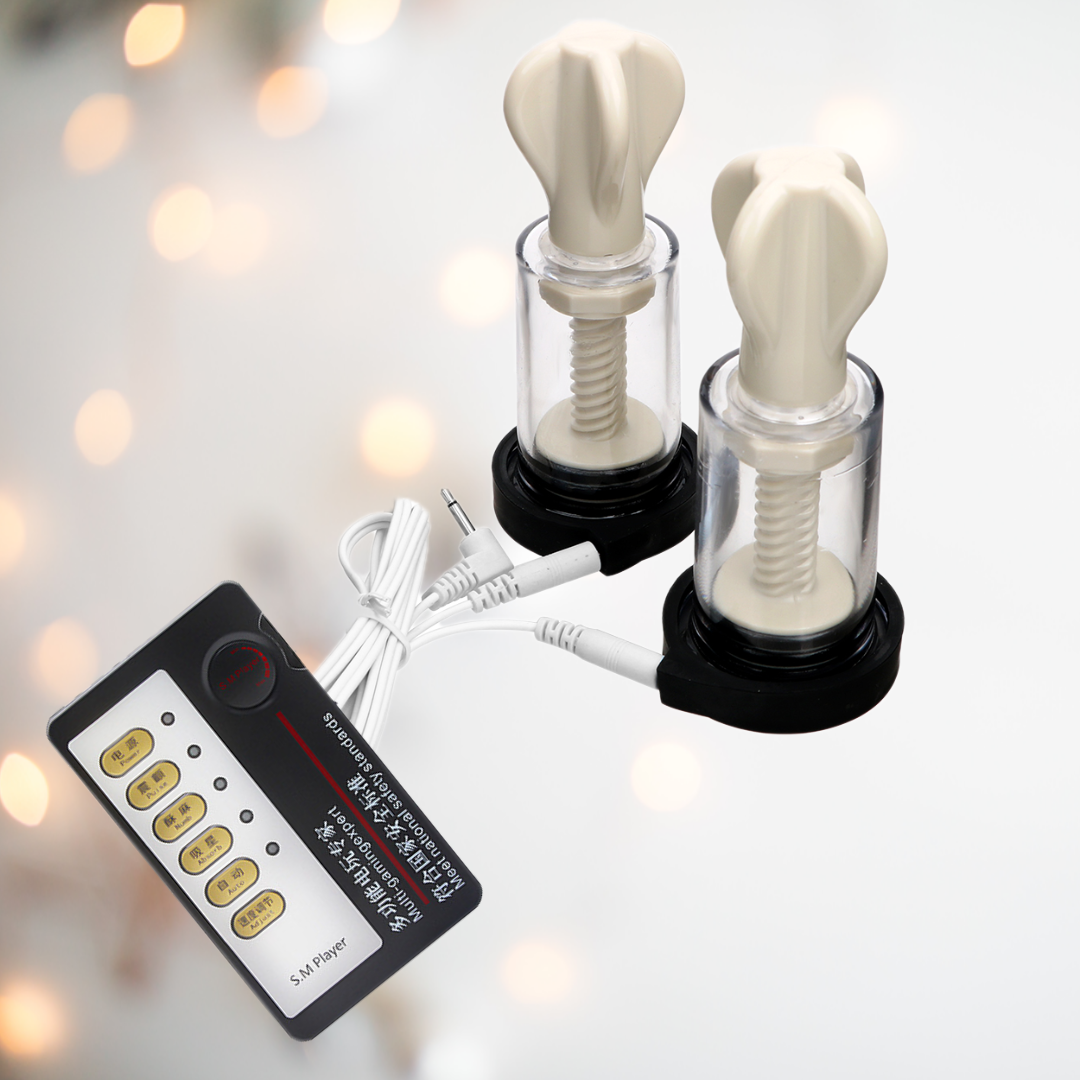 Electro Nipple Stimulation Cups